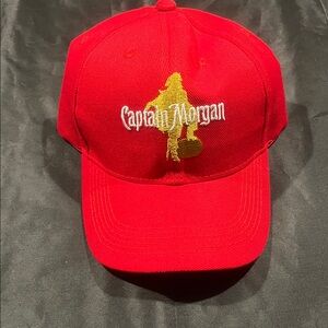 NWOT Captain Morgan Red Baseball Cap